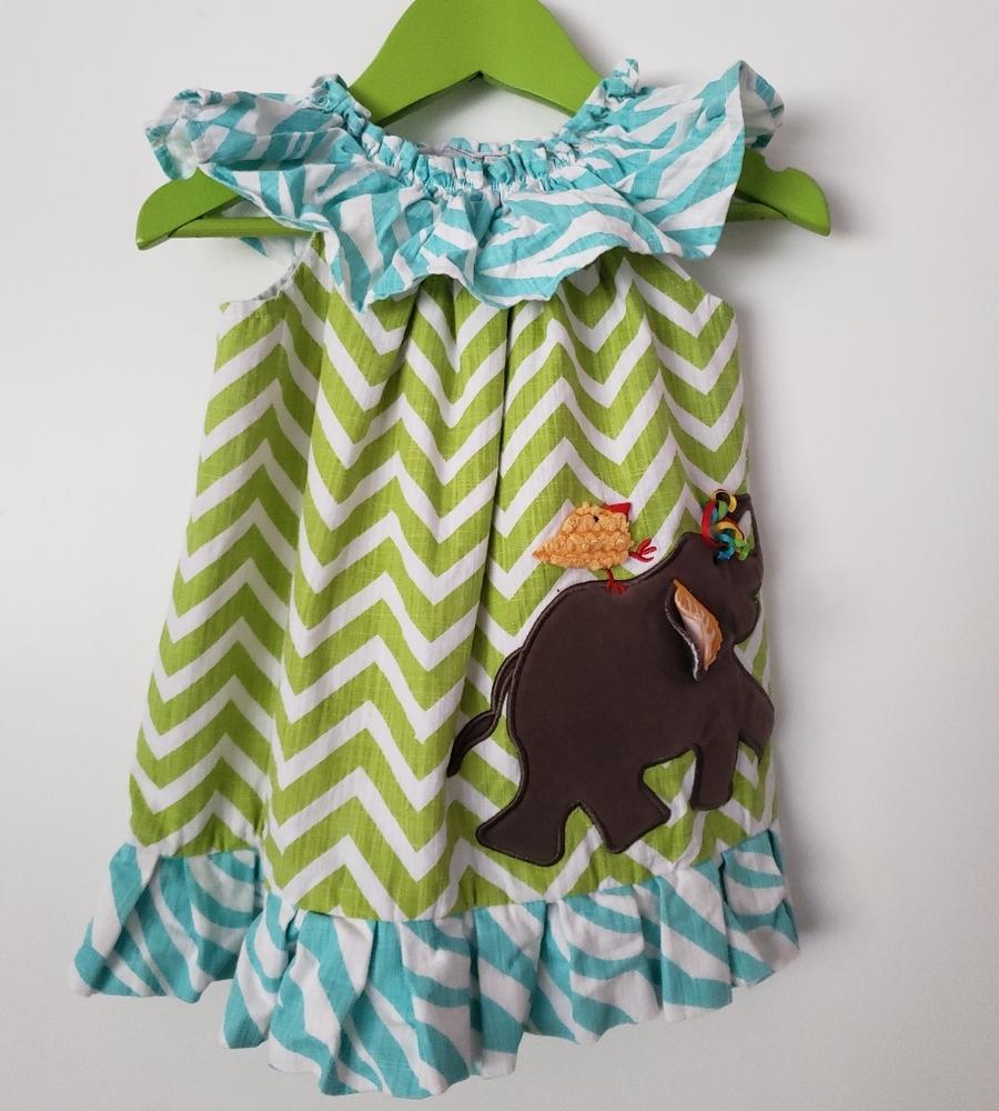Mud Pie 9-12mths Elephant Dress